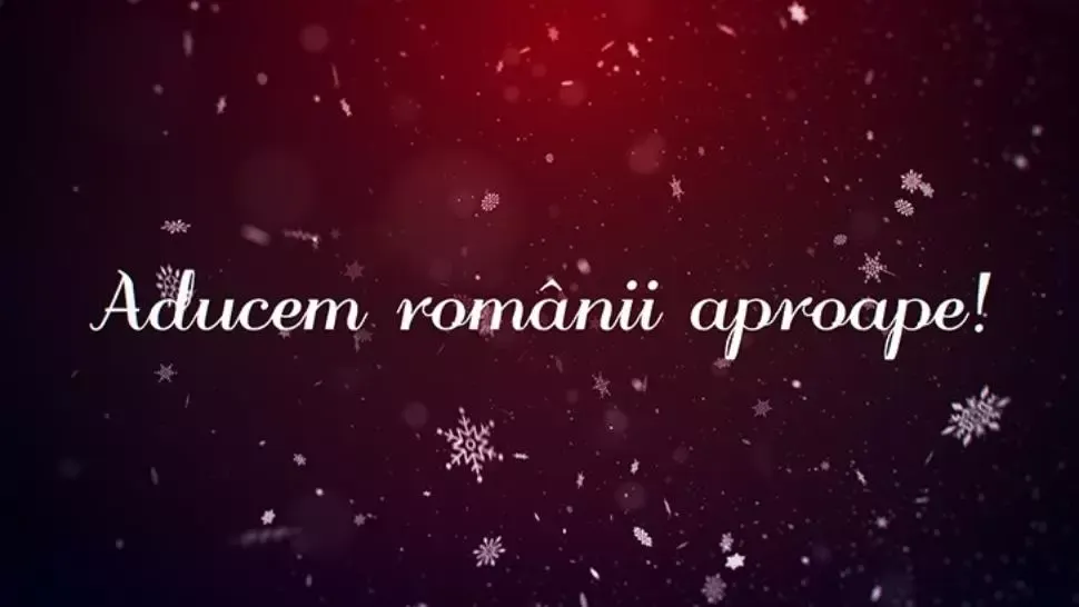 Realitatea PLUS voi! Împreună aducem familiile aproape - trimite un mesaj de suflet pentru români