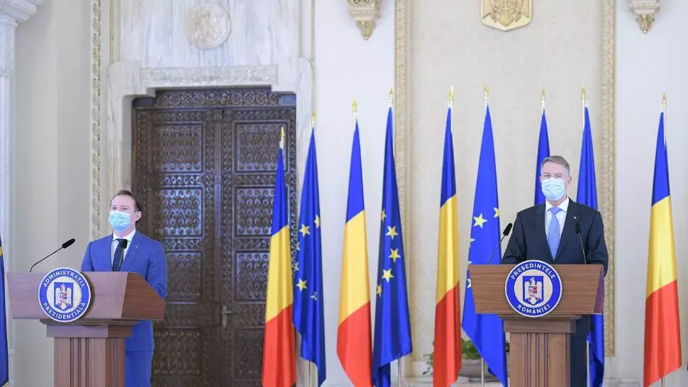 Florin Cîțu, premier, și Klaus Iohannis, președintele României Foto: Administrația prezidențială