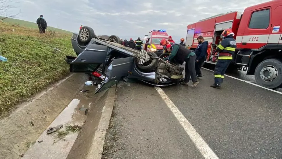 Accident cu victime multiple în județul Vaslui