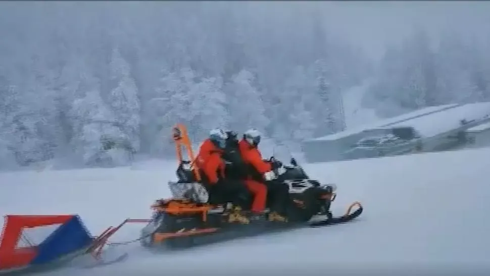 Incidente în lanț pe pârtiile din țară: 9 turiști accidentați într-o singură zi