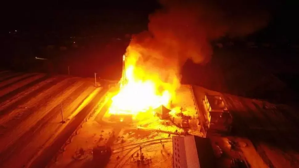 Arde o biserica din Suceava