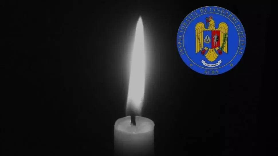 Un jandarm din județul Alba a murit din cauza unui anevrism cerebral, fiind pozitiv și la noul coronavirus