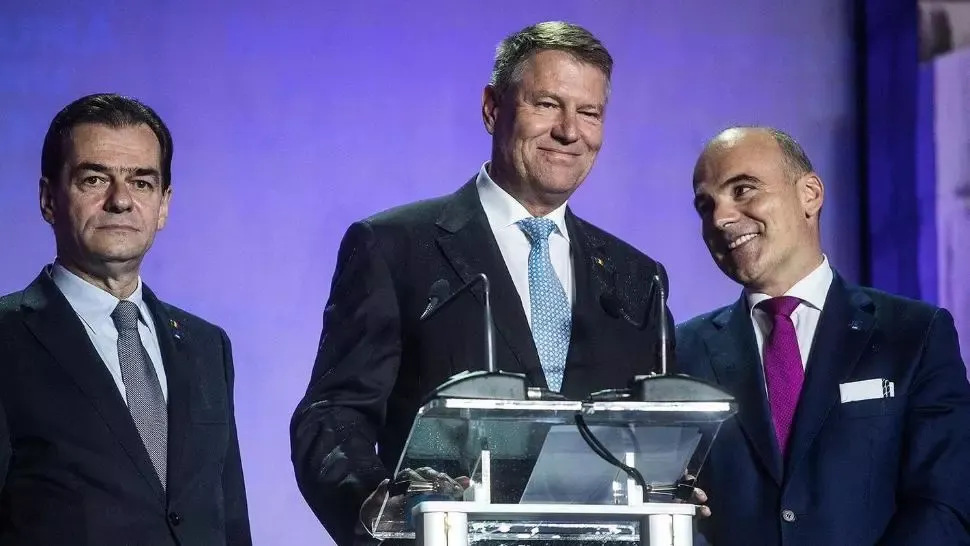 Ludovic Orban, Klaus Iohannis, Rareș Bogdan Foto: Facebook.com/PNL