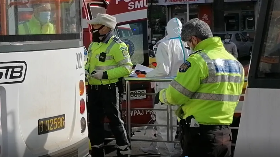 Echipe de polițiști și criminaliști (foto: Călin Cociș)