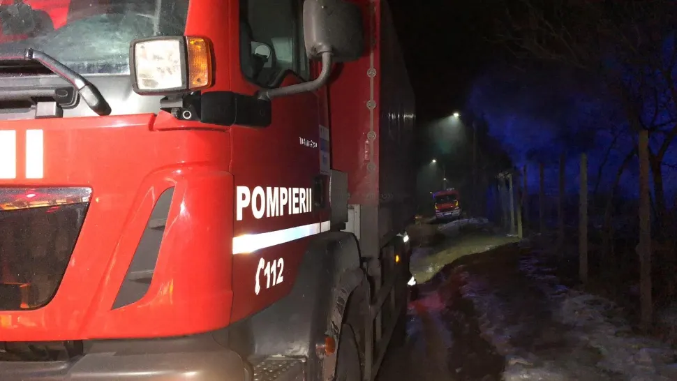 Incendiu la Galați