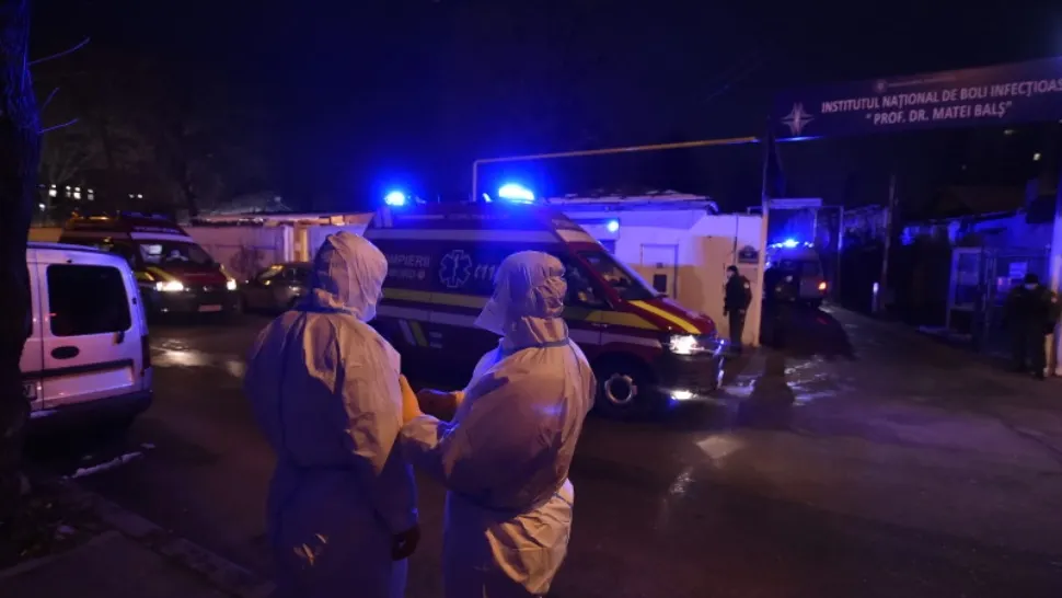 Incendiu la Institutul