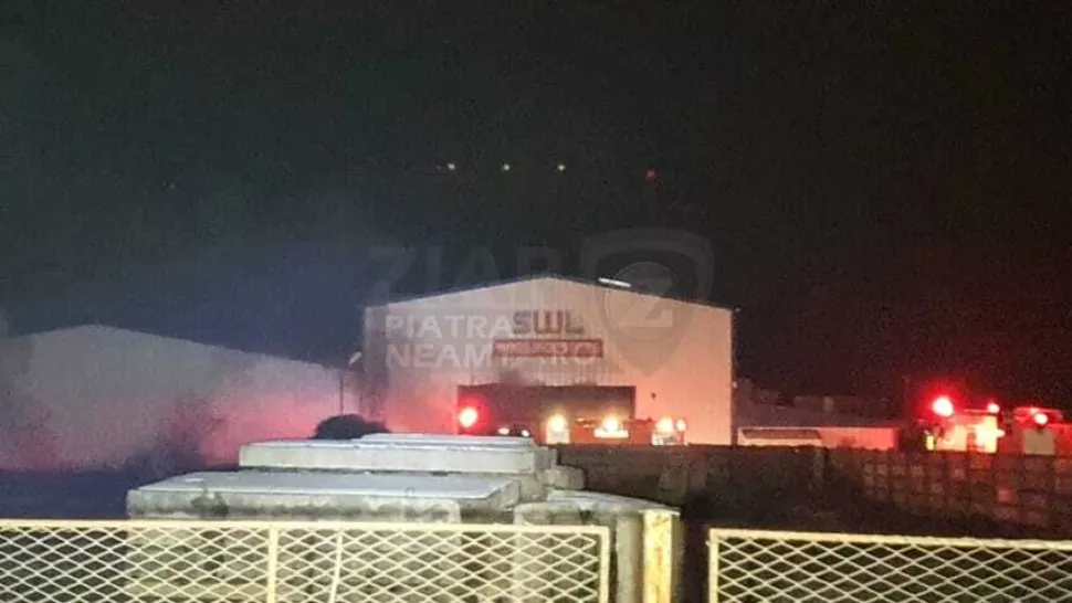 Incendiu în apropiere de Piatra Neamț