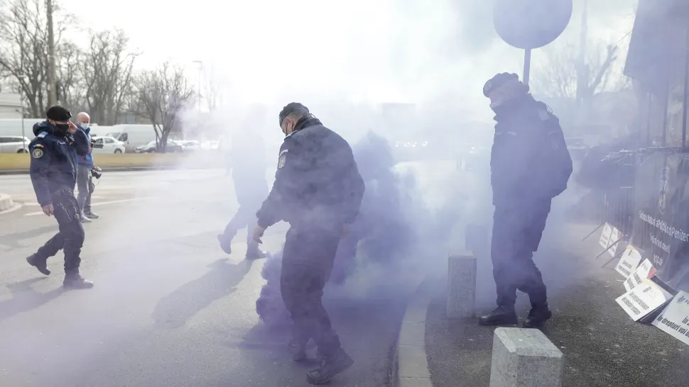 Protest politisti/foto: George Calin, INQUAM