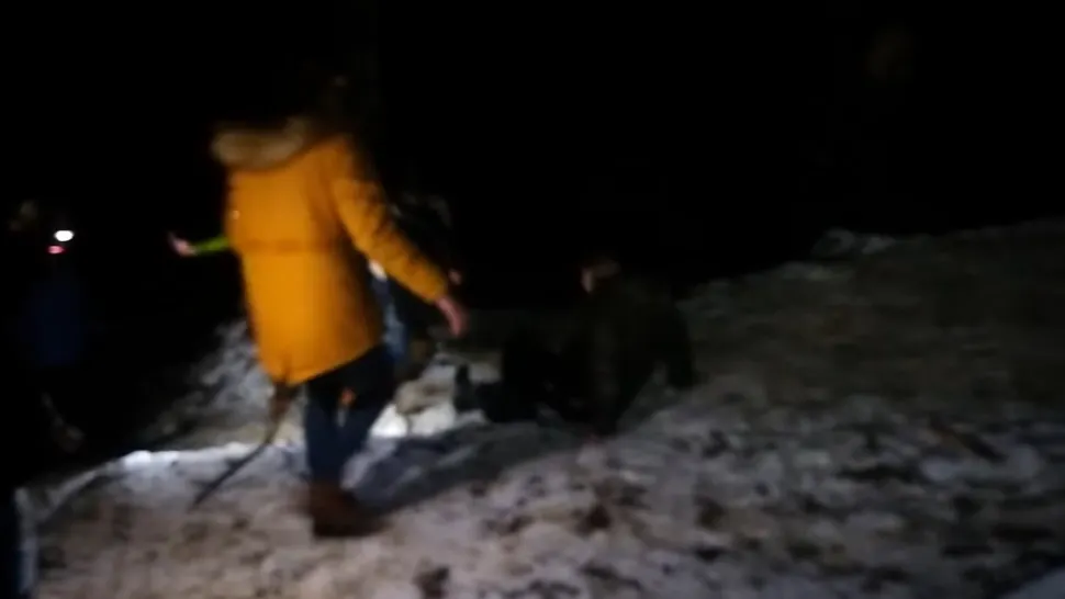 Turiști salvați de la Cascadoarea Urlătoarea Foto: Captură Video Salvamont Bușteni