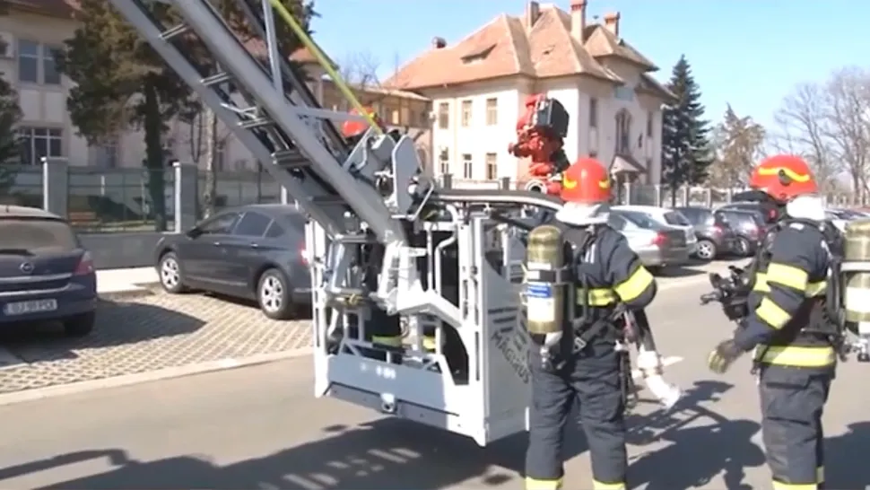 Simulare incendiu Spital Covid Timișoara