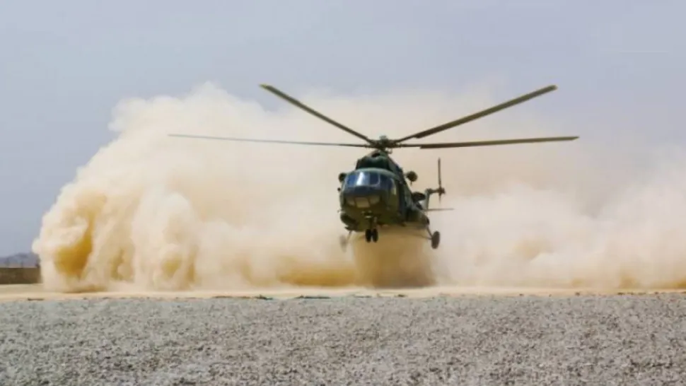 Elicopter prăbușit / Foto arhivă