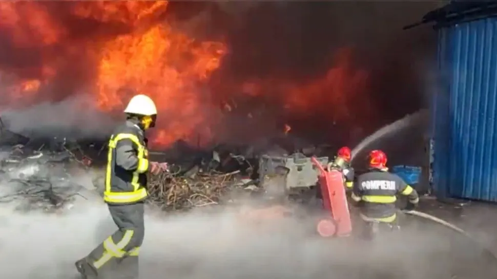 Incendiu în Ferentari