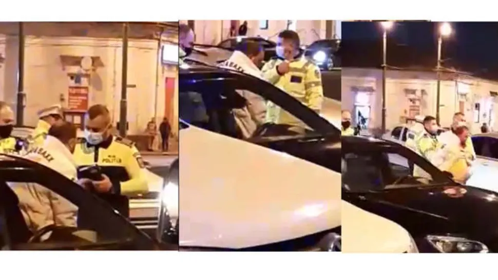 Scenă ireală în centrul Aradului