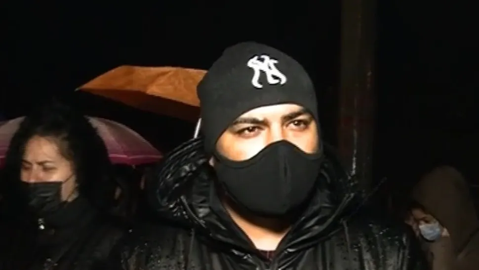 Tatăl Raisei, una dintre victimele accidentului din Andronache. Foto: captură Realitatea Plus