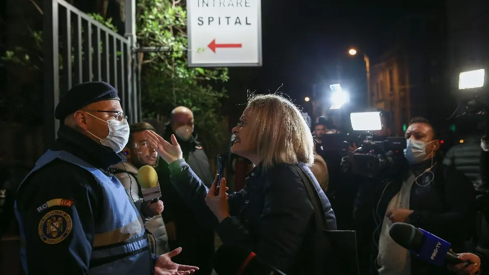 Evacuare Spital Foisor - sursa foto: Sabin Cirnovean, INQUAM