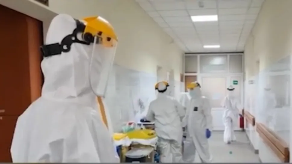 Pacienți tratați de Covid în spital