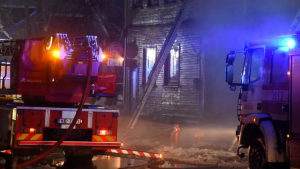 Incendiu hostel Riga