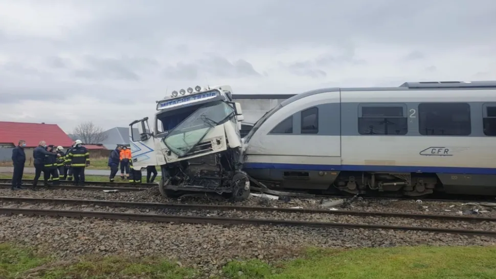 Accident feroviar Roșiești, jud. Vaslui