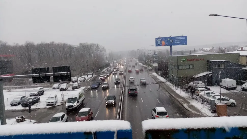 Vreme de iarnă în București (foto: Emanuel Focșan)