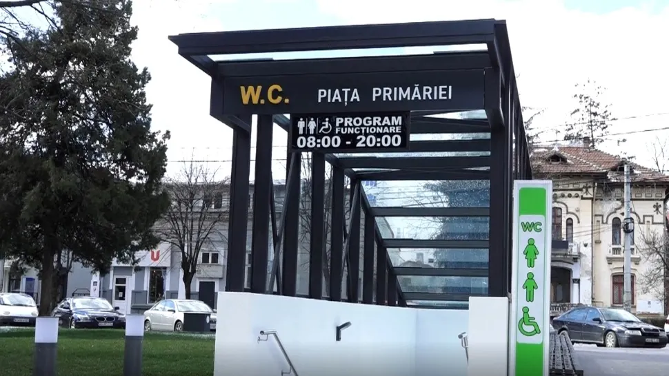 Cea mai scumpă toaletă publică din România - la control! Cine face verificări pentru cei 400.000 de euro cheltuiți