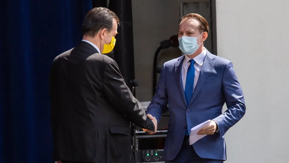 Ludovic Orban și Florin Cîțu / Foto: Facebook Ludovic Orban