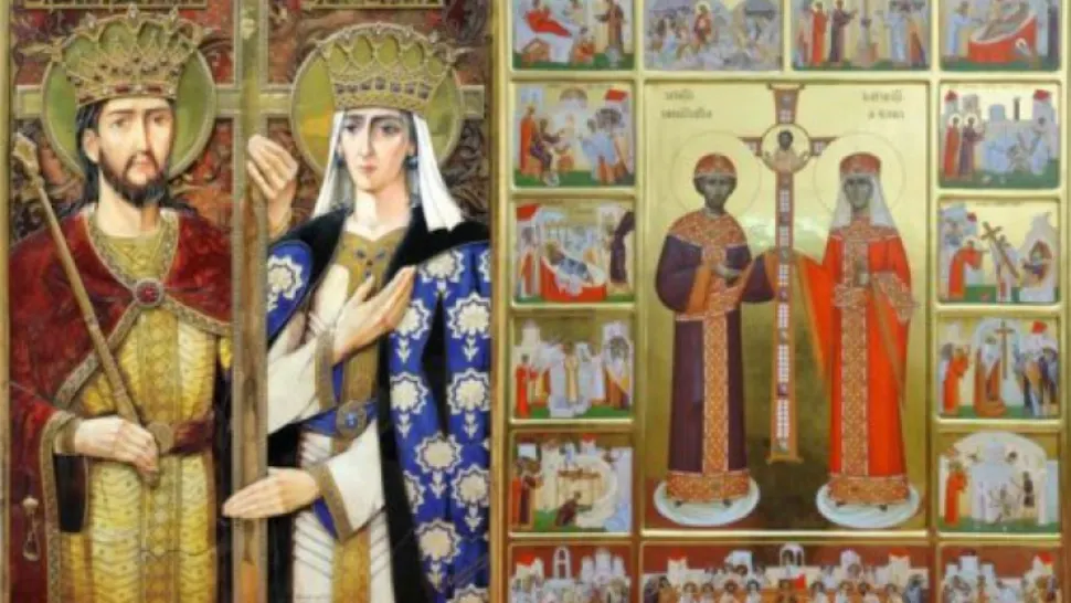 Sfinții Împărați Constantin și Elena