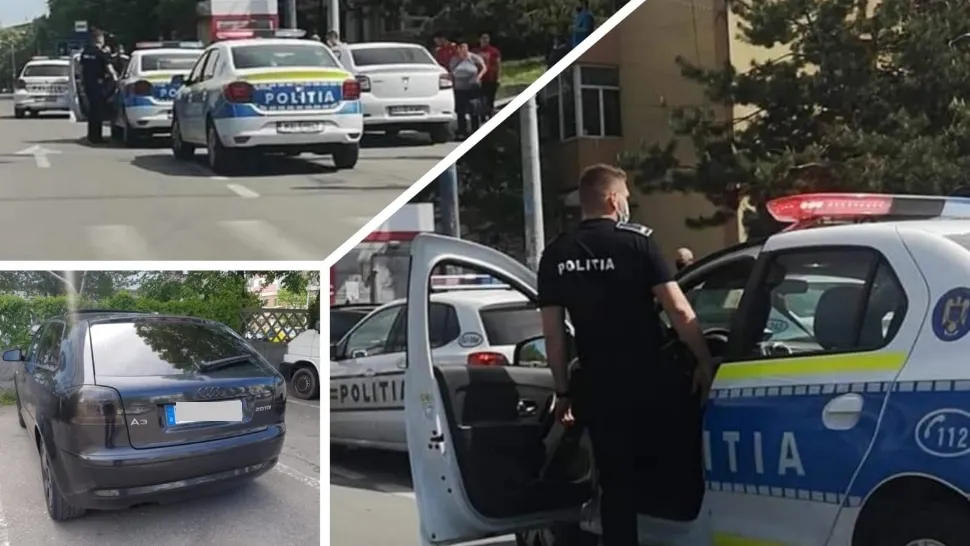 Scandal in plina strada, la Craiova (foto: Europol)