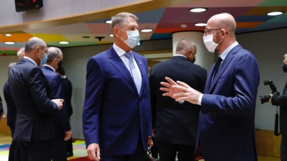 Klaus Iohannis și Charles Michel
