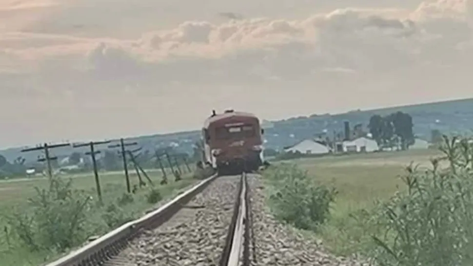 Aproximativ 30 de călători au petrecut câteva ore în mijlocul câmpului