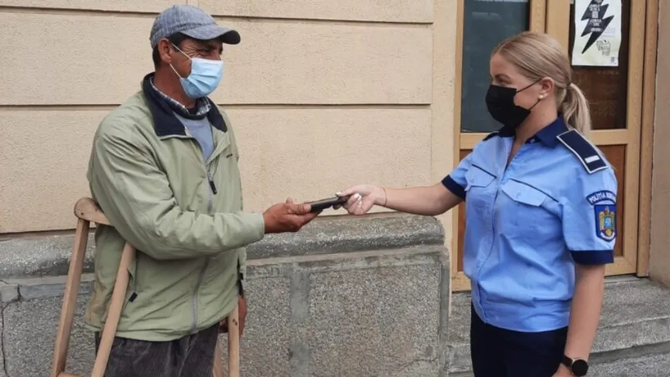 Un bărbat din Iași a făcut un gest care i-a impresionat pe polițiști