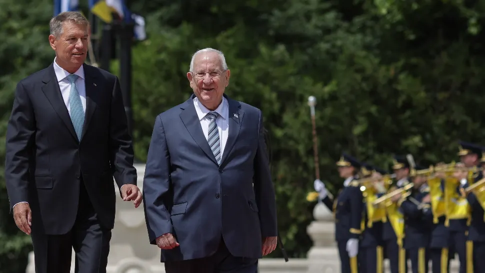 Klaus Iohannis și Reuven Rivlin / Foto: Inquam Photos