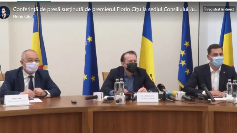 Conferință de presă Florin Cîțu, Maramureș