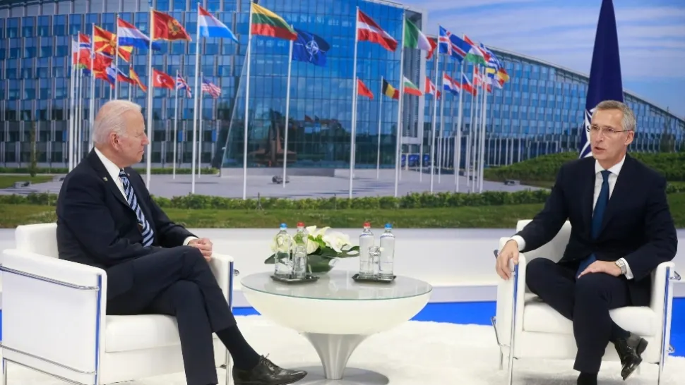 Joe Biden reafirmă angajamentul SUA pentru apărarea colectivă în cadrul NATO Foto: Twitter.com