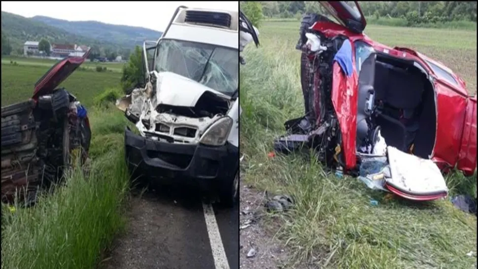 Accident Mureș. Foto: Realitatea de Mureș