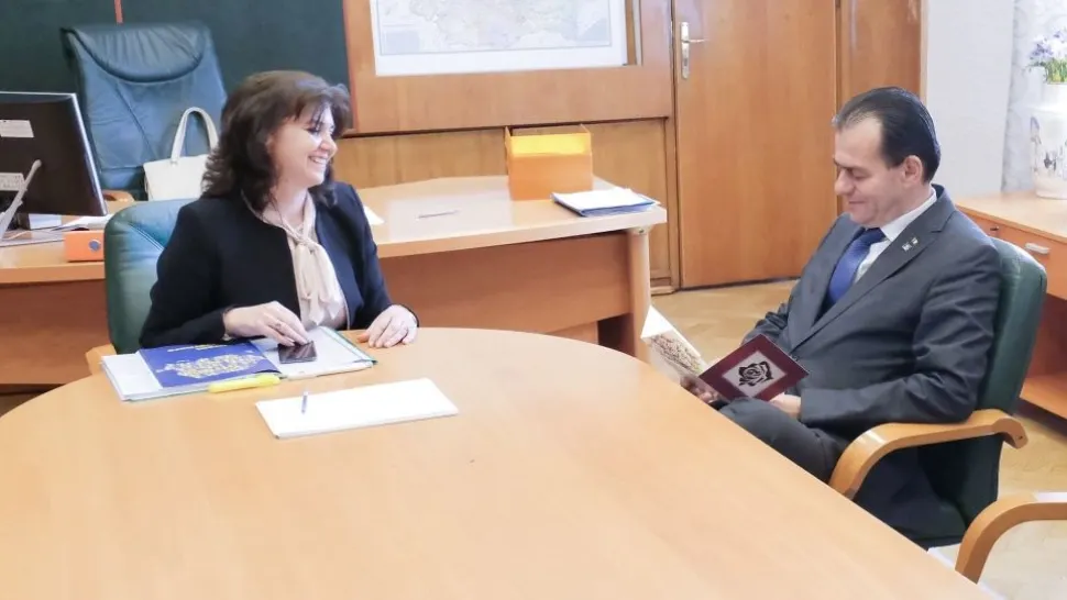 Monica Anisie și Ludovic Orban
