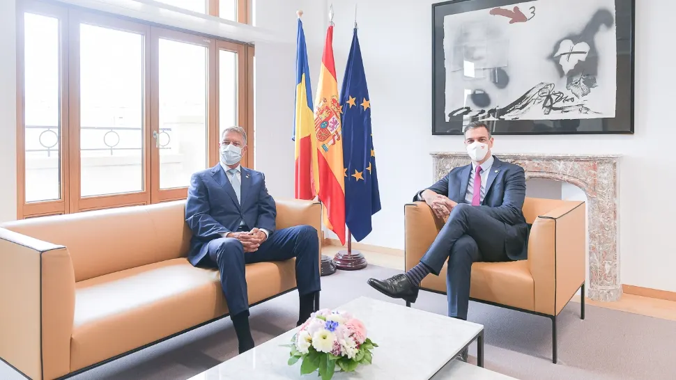 Klaus Iohannis, întâlnire bilaterală cu Prim-ministrul Spaniei (Bruxelles, Regatul Belgiei) / Foto: Administrația Prezidențială