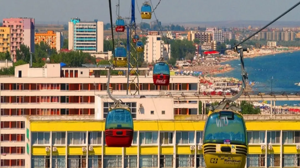 Telegondole blocate în Mamaia