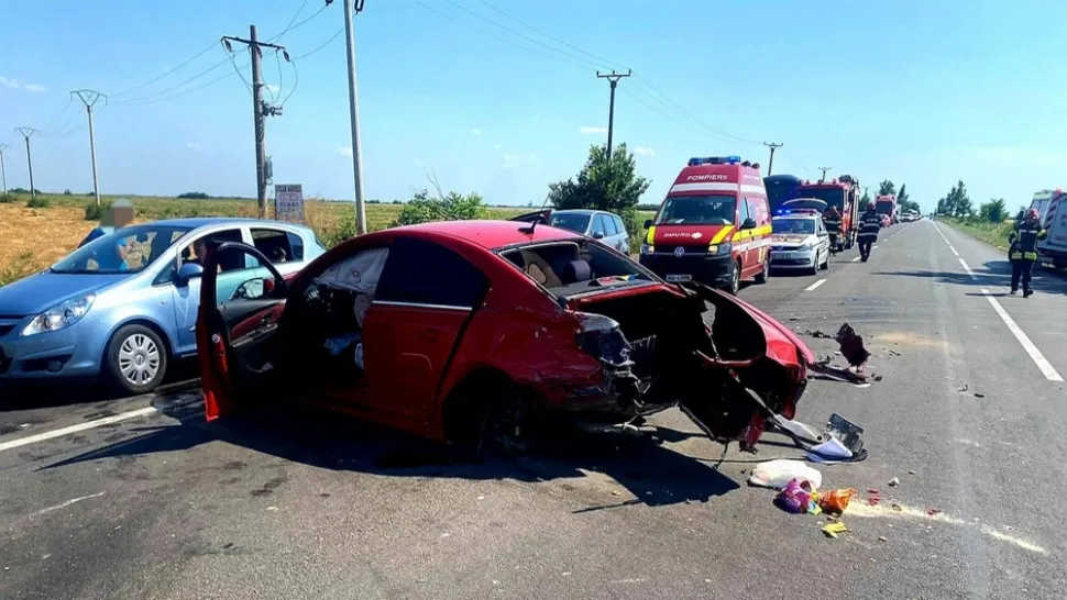 Accident DN2, jud Ialomița