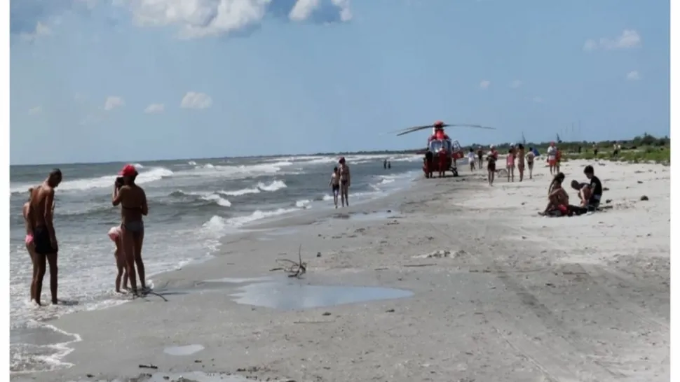 Intervenție elicopter SMURD Sulina