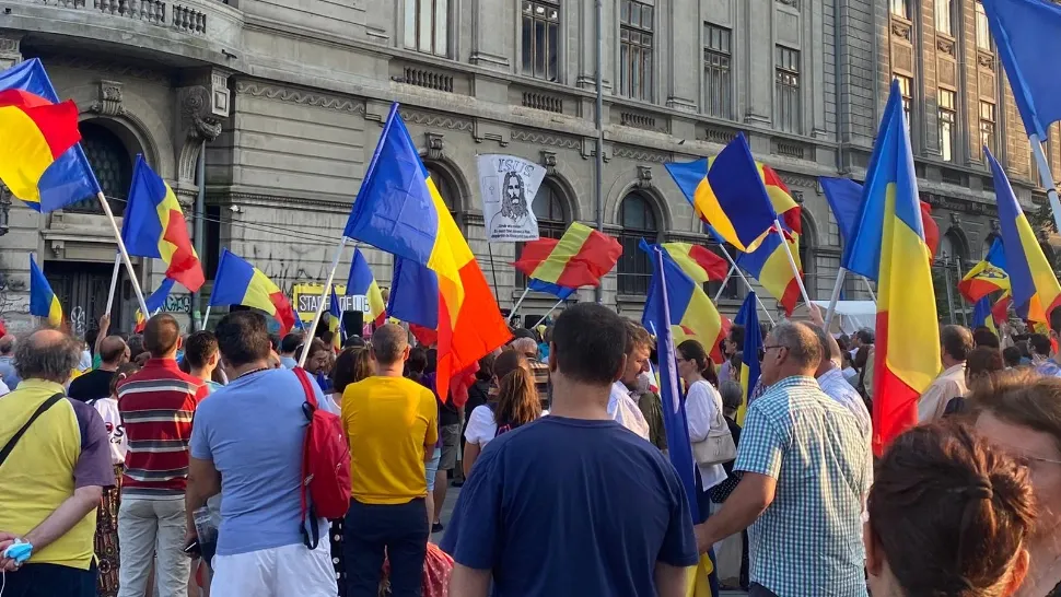Protest Piața Universității- Piața Victoriei