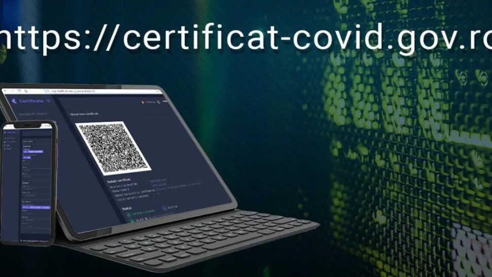 Certificat  digital vaccinare anti-Covid / Foto: Captură foto STS