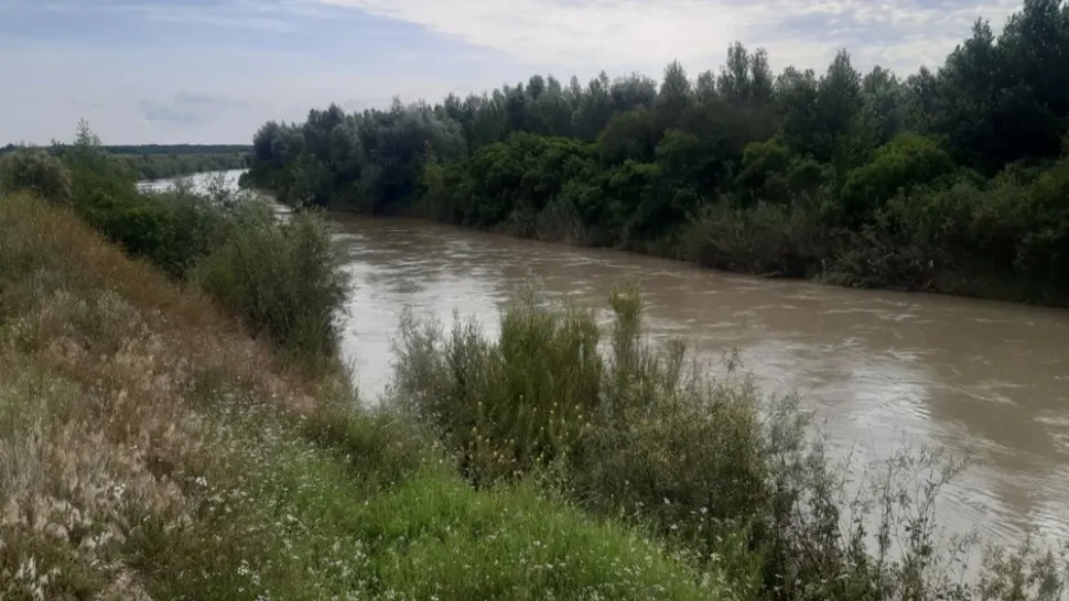 Cadavru pe râul Buzău