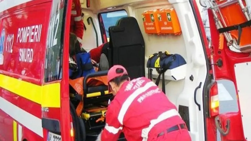 Grav accident, în Sibiu. Sursa foto: Realitatea de Sibiu