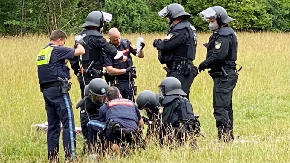 Un roman, împușcat de 4 ori de polițiștii germani
