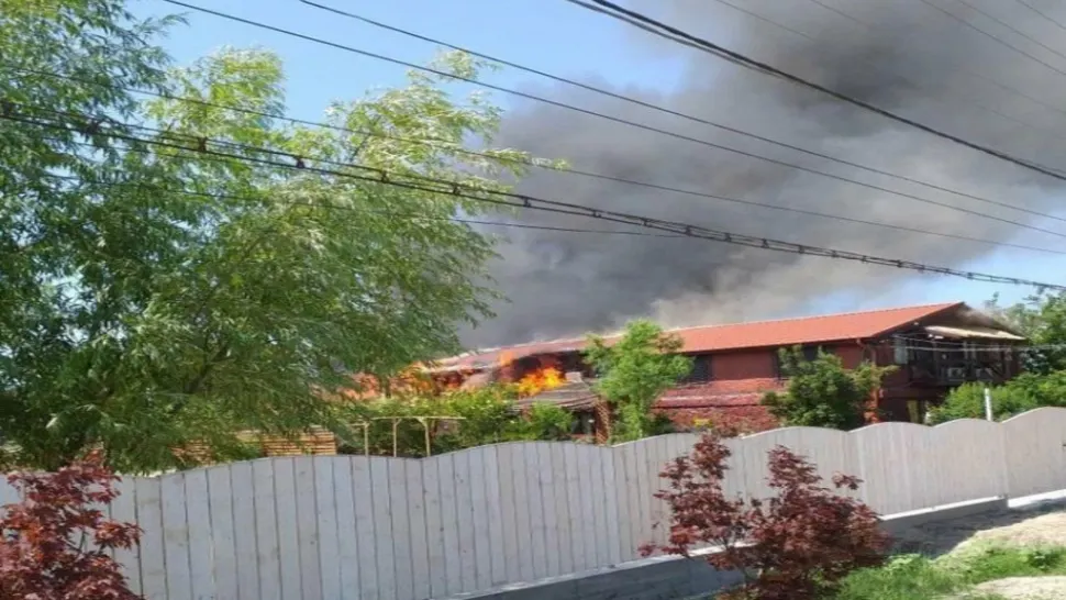 Incendiu pensiune Tulcea