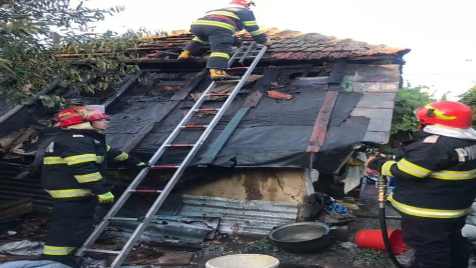 Incendiu locuință Ialomița