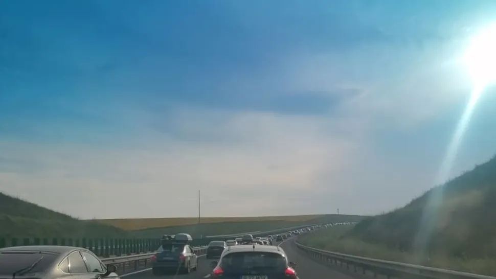 Trafic intens către litoral