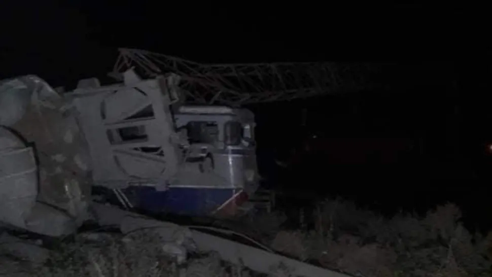 Locomotiva implicată în accidentul de la Fetesti
