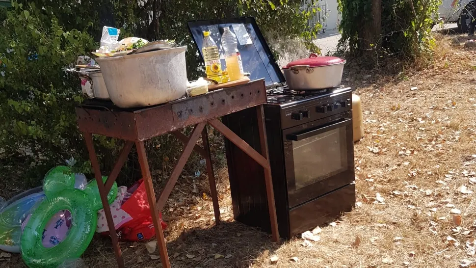Grătar pe spațiul verde, în Mamaia - Foto: Primăria Constanța