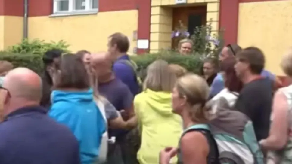 Proteste in Germania / Captură video